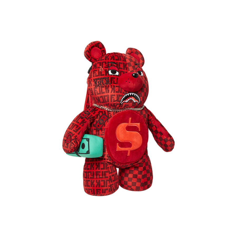 Balo Sprayground Plush Toy 'Red' W0827006 - Ảnh 2