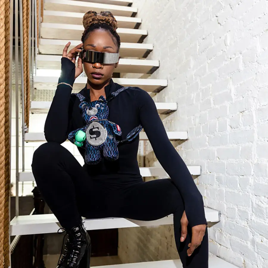 Alternative view of Balo Sprayground Plush Doll 'Black' W0917001