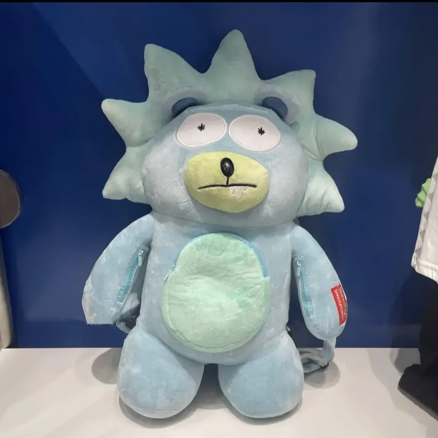 Balo Sprayground Rick And Morty Plush Doll Bag 'Blue' W0837004 - Ảnh 4