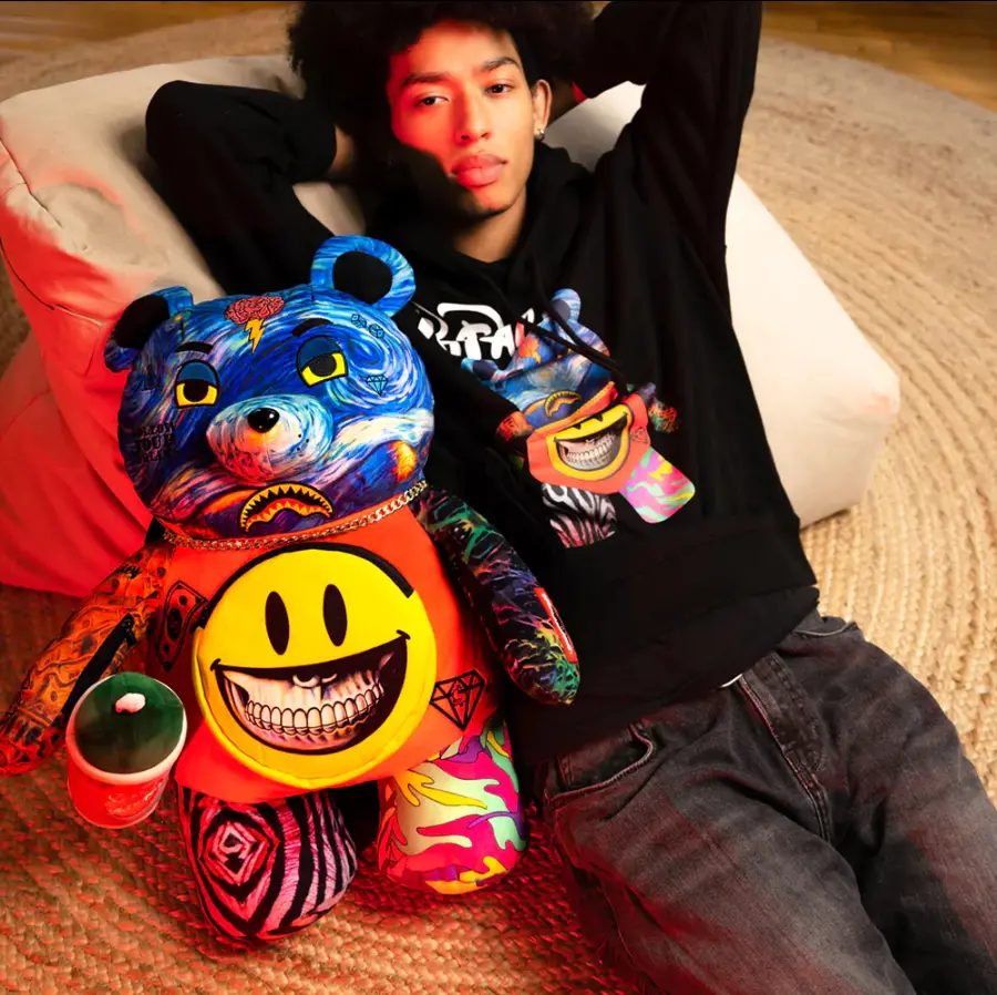 Balo Sprayground Plush Doll x Ron English 'Multicolor' W0917007 - Ảnh 3
