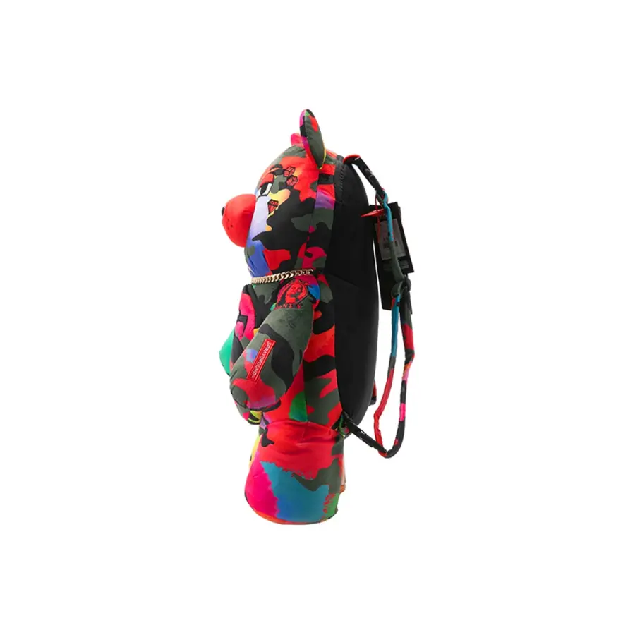 Balo Sprayground Plush Doll 'Red Camo' W0827010 - Ảnh 3