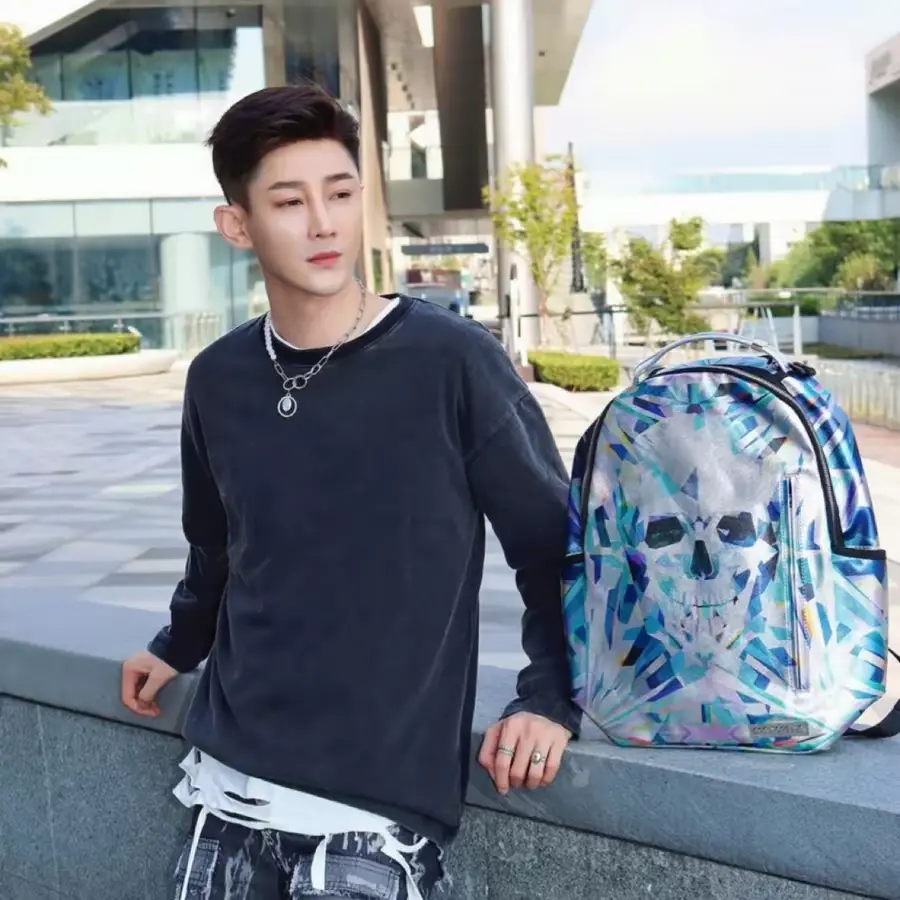 Alternative view of Balo Sprayground Diamond Series 'Skull Print' W0635801