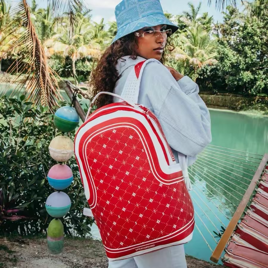 Balo Sprayground Bandana 'Red' B4181NSZ - Ảnh 4