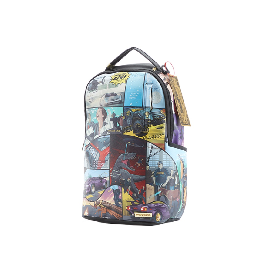 Balo Sprayground Retro Shark Mouth 'Multicolor' W0845805 - Ảnh 5