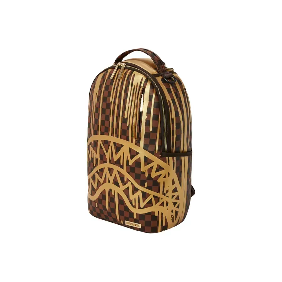 Balo Sprayground Flowing Shark Mouth 'Gold' W0815719 - Ảnh 2