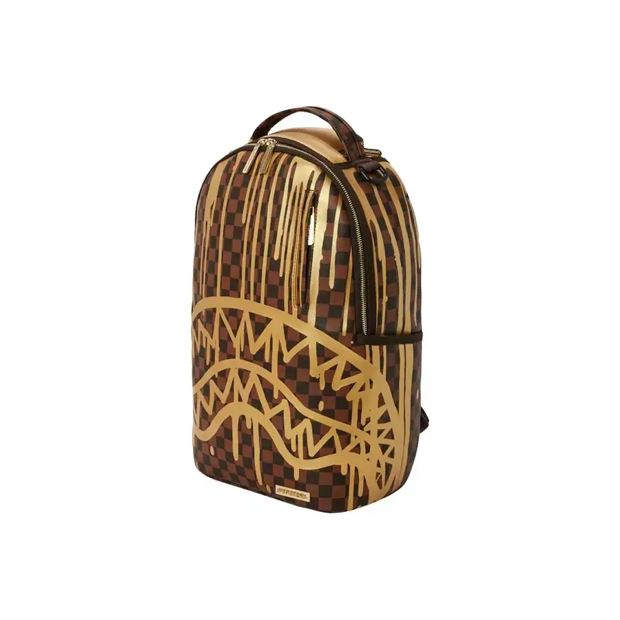 Alternative view of Balo Sprayground Flowing Shark Mouth 'Gold' W0815719