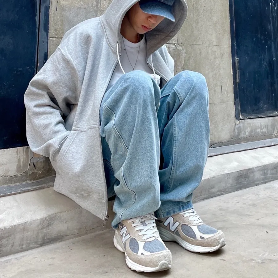 Giày New Balance Levi’s x 990v3 Made In USA 'Elephant Skin' M990LV3 - Ảnh 5