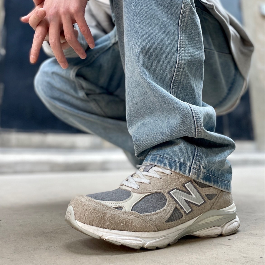 Giày New Balance Levi’s x 990v3 Made In USA 'Elephant Skin' M990LV3 - Ảnh 4