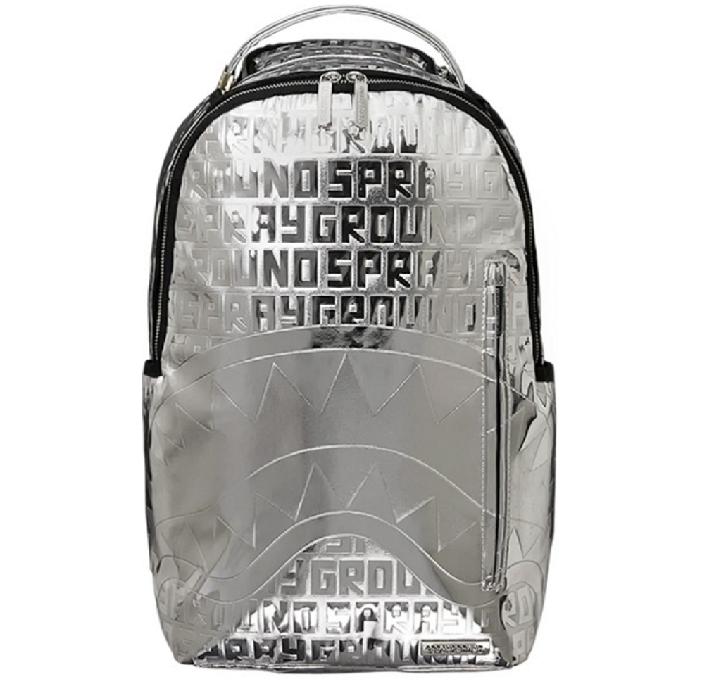 Balo Sprayground Metal High Quality Shark Mouth 'Silver' W0845705