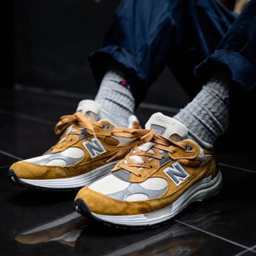 Giày New Balance 992 Packer Shoes 'Yellow' M992PK1 - Ảnh 7