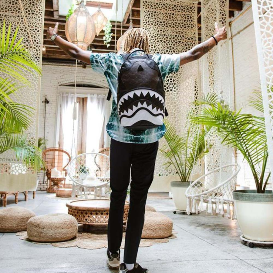 Balo Sprayground Contrast Color Shark Mouth 'Black' W0735701 - Ảnh 4