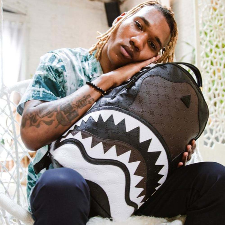 Balo Sprayground Contrast Color Shark Mouth 'Black' W0735701 - Ảnh 3