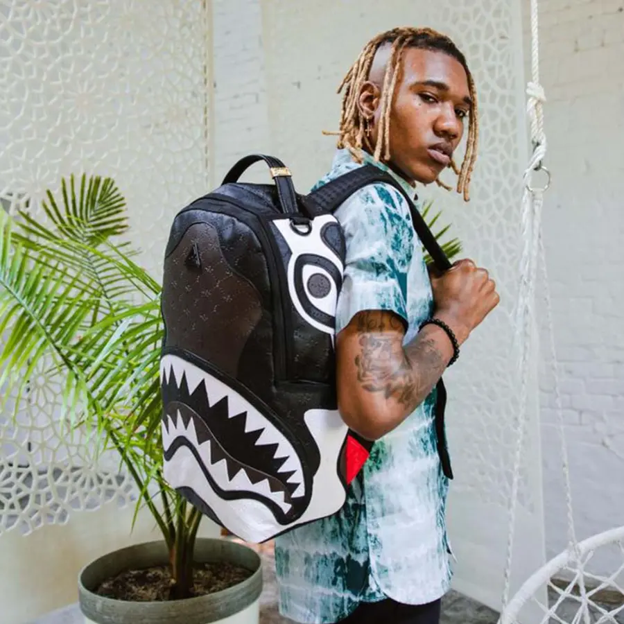 Alternative view of Balo Sprayground Contrast Color Shark Mouth 'Black' W0735701