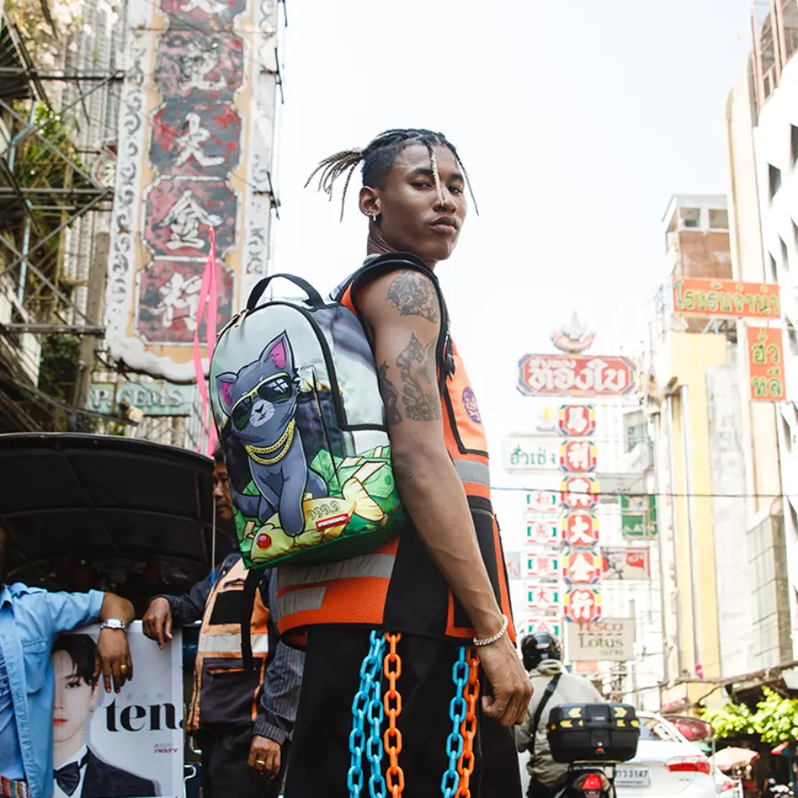 Alternative view of Balo Sprayground x David Paradise Rebellious 'Cat' W0525728
