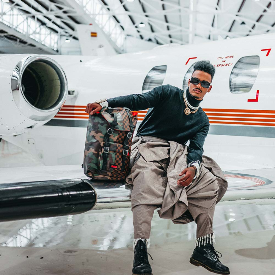 Balo Sprayground Checkerboard Cover 'Camo' W0645702 - Ảnh 4