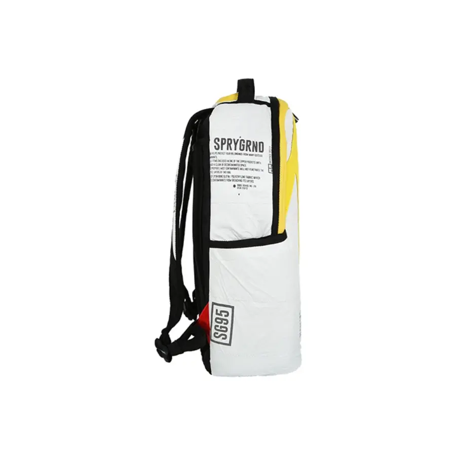 Balo Sprayground Attack Series SG 'White Yellow' W0715711 - Ảnh 3