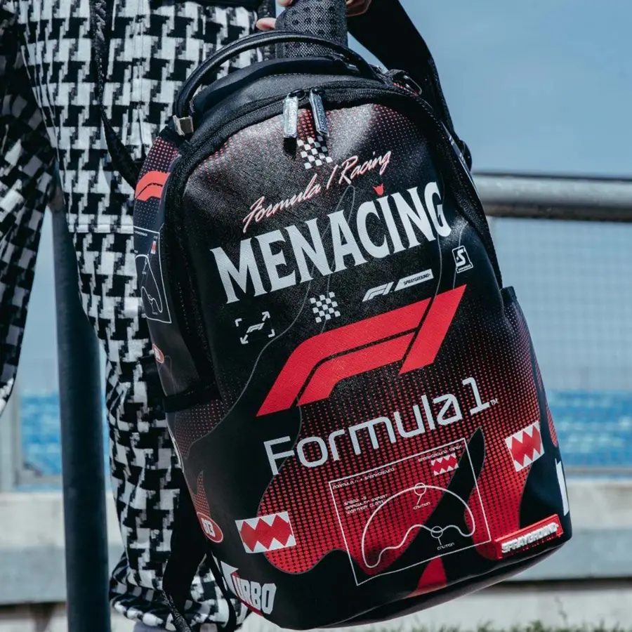 Balo Sprayground x F1 Formula One 'Red Black' W0735813 - Ảnh 4