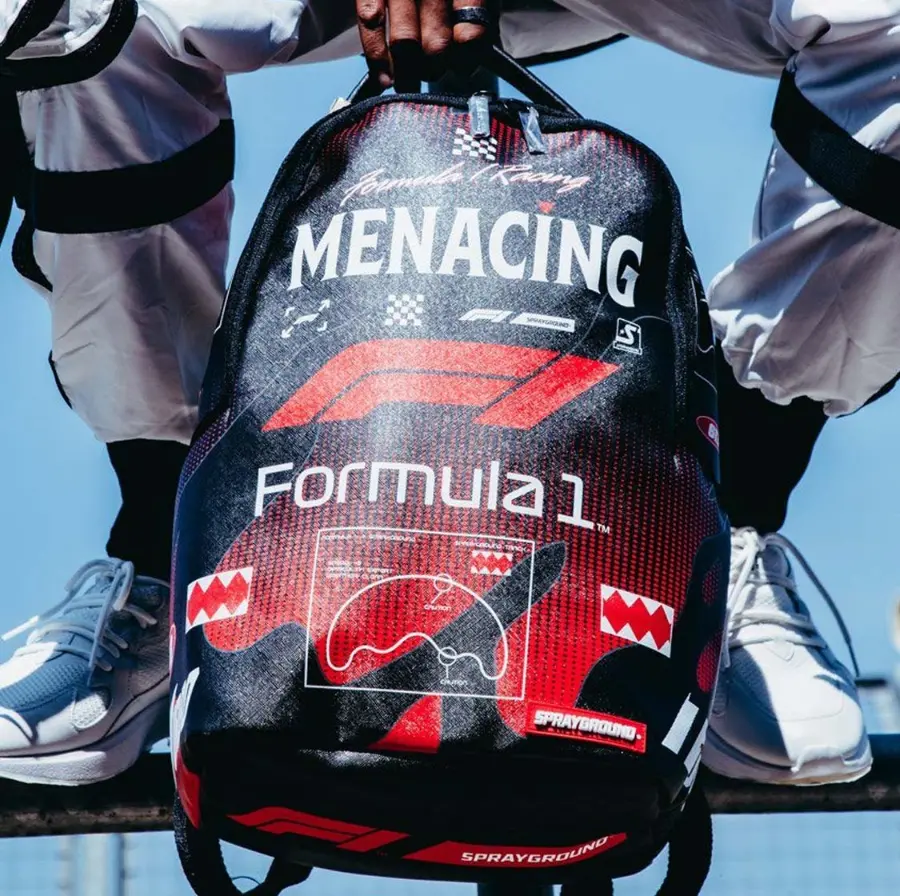 Alternative view of Balo Sprayground x F1 Formula One 'Red Black' W0735813