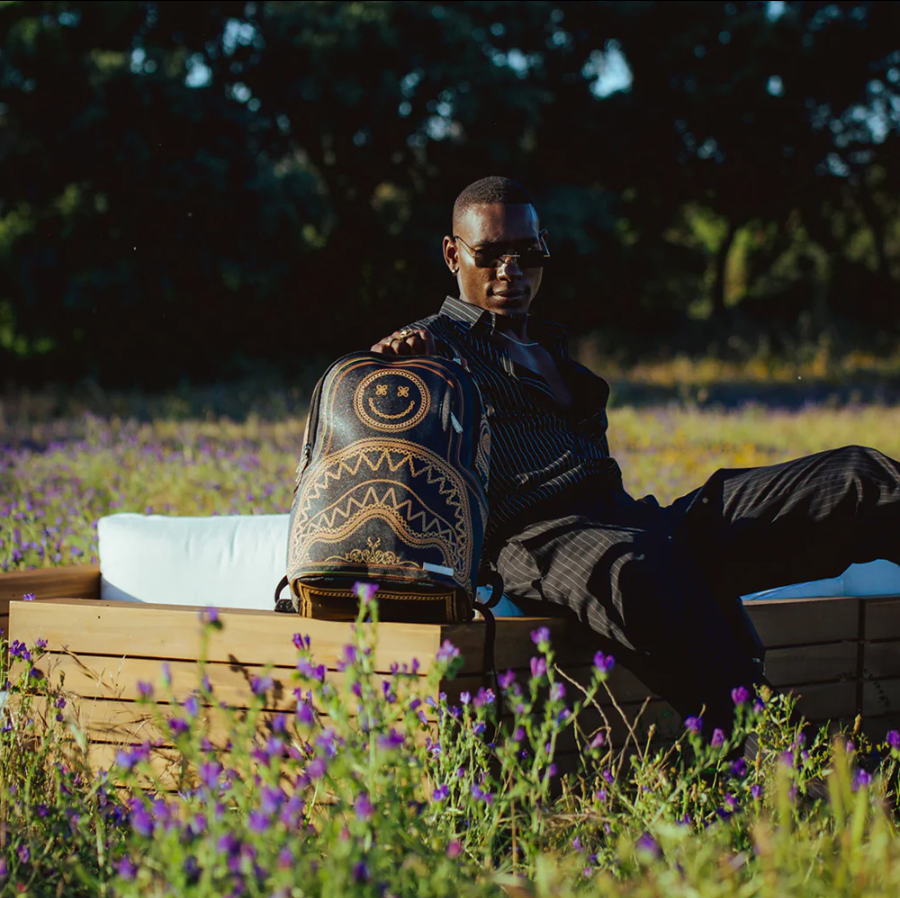 Balo Sprayground Chain Element Printing Shark Mouth 'Black' W0845733 - Ảnh 5