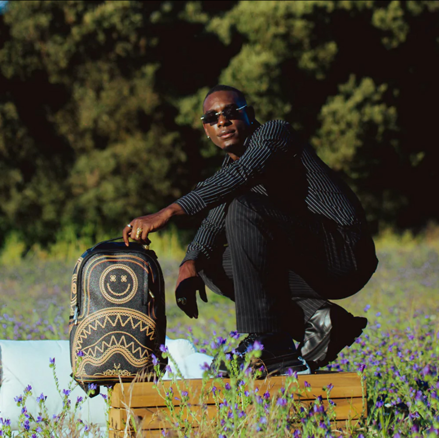 Balo Sprayground Chain Element Printing Shark Mouth 'Black' W0845733 - Ảnh 4