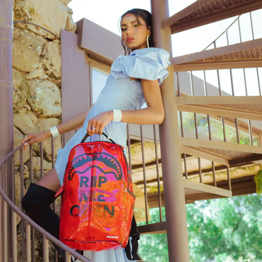 Alternative view of Balo Sprayground Spoof Tide Classic Shark 'Red' W0835725