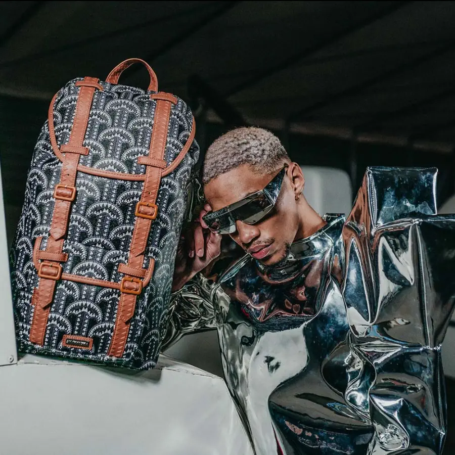 Balo Sprayground Contrasting Color 'Black' W0815705 - Ảnh 3