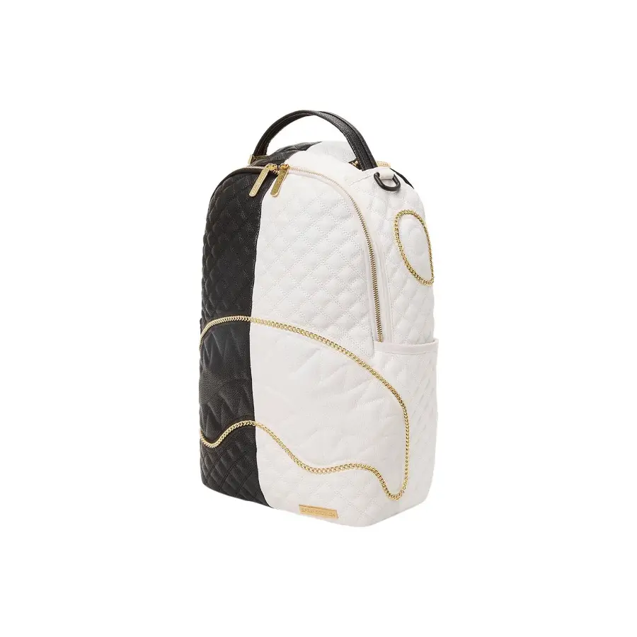 Balo Sprayground Stitching Rhombus 'Black White' 910B3805NSZ - Ảnh 5