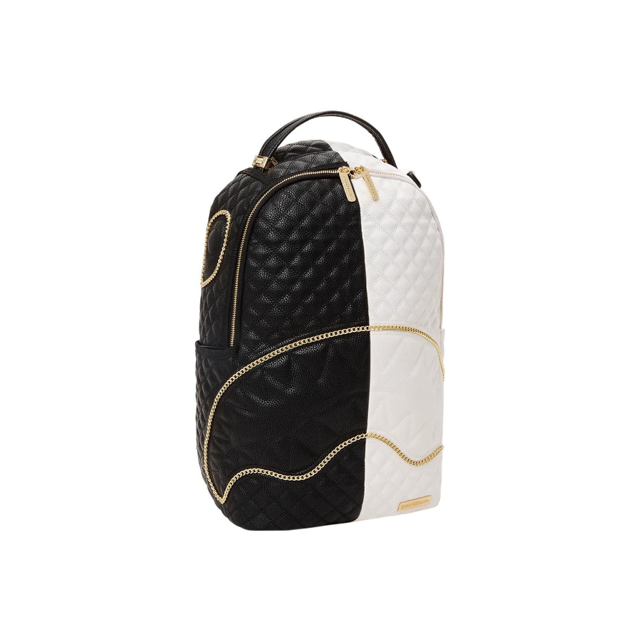 Balo Sprayground Stitching Rhombus 'Black White' 910B3805NSZ - Ảnh 4
