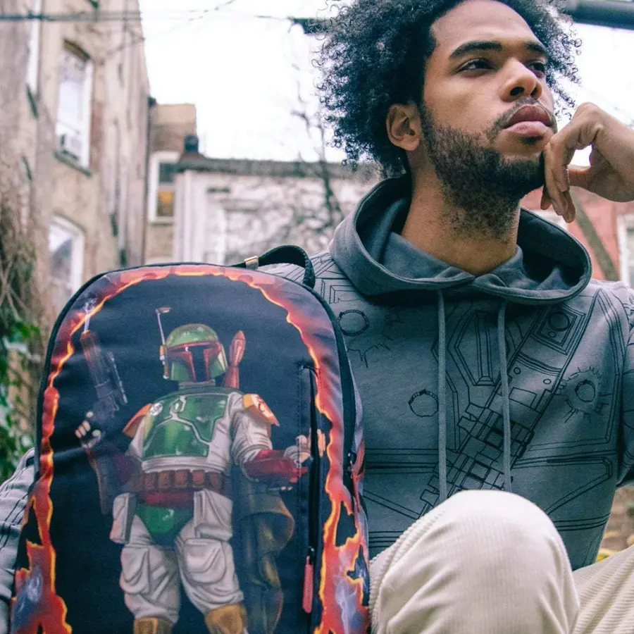 Balo Sprayground x Star Wars 'Boba Fett' W0825708 - Ảnh 4