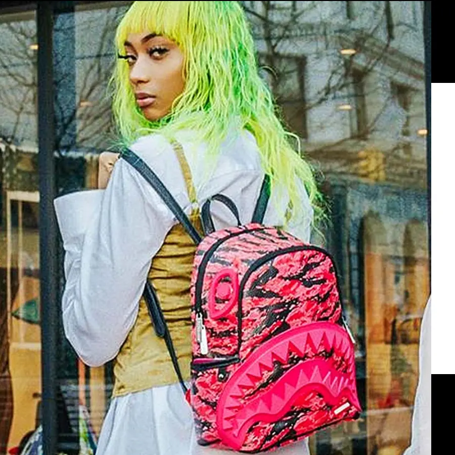 Alternative view of Balo Sprayground Shark Mouth 'Rose Red' W0525754