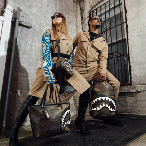 Alternative view of Balo Sprayground Stitching Shark Mouth 'Brown' W0915705