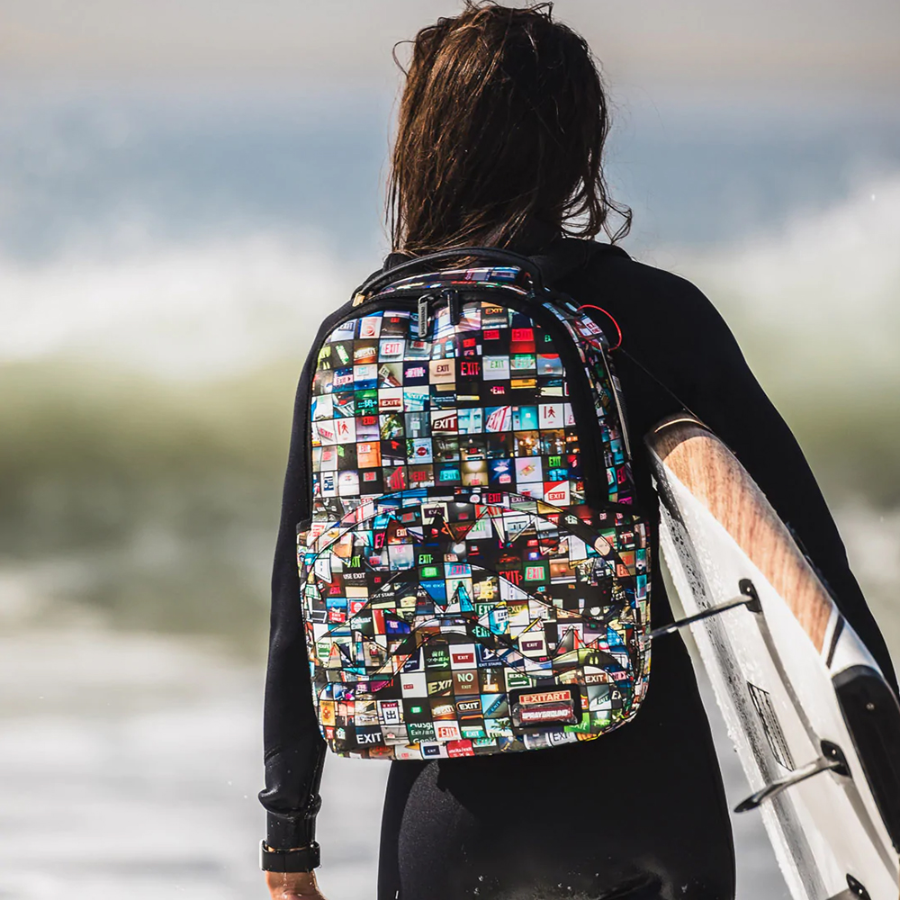 Balo Sprayground Shark Mouth 'Picture Stitching' W0915713 - Ảnh 5