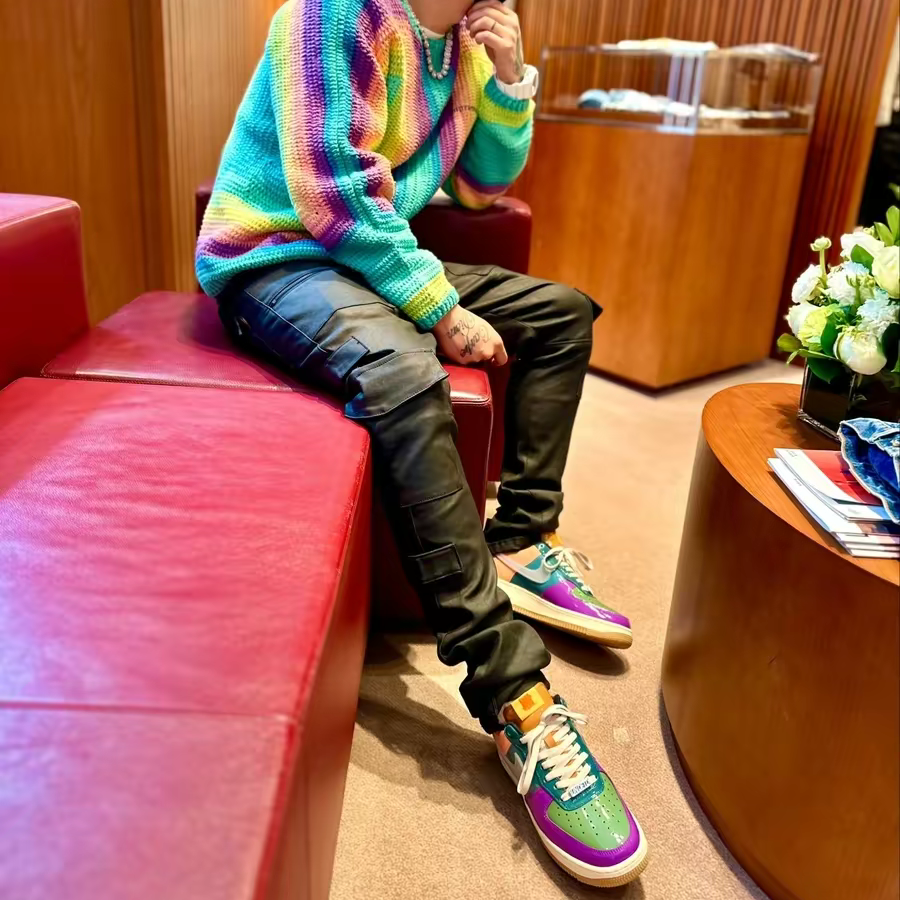 Giày Nike Air Force 1 Low x Undefeated 'Celestine Blue' DV5255-500 - Ảnh 4