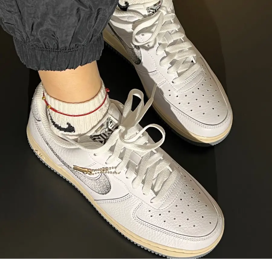 Giày Nike Air Force 1 Low '50 Years Of Hip Hop' DV7183-100 - Ảnh 4