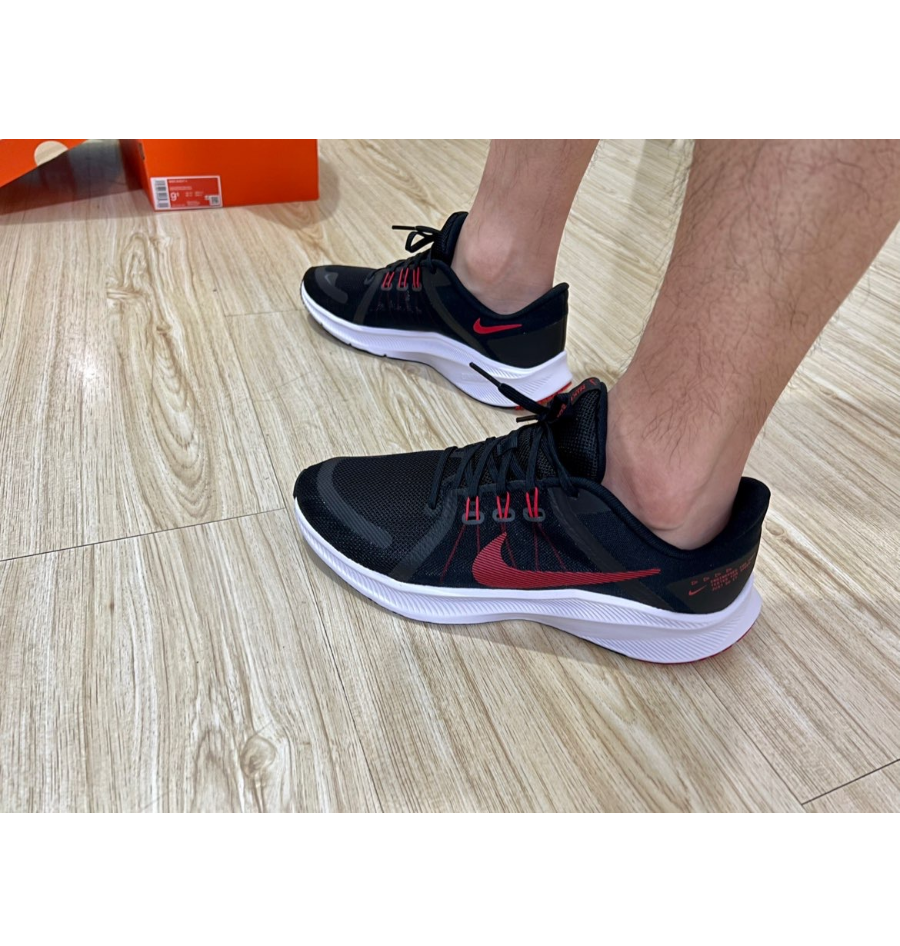 Giày Nike Quest 4 'Black Red' DA1105-001 - Ảnh 3