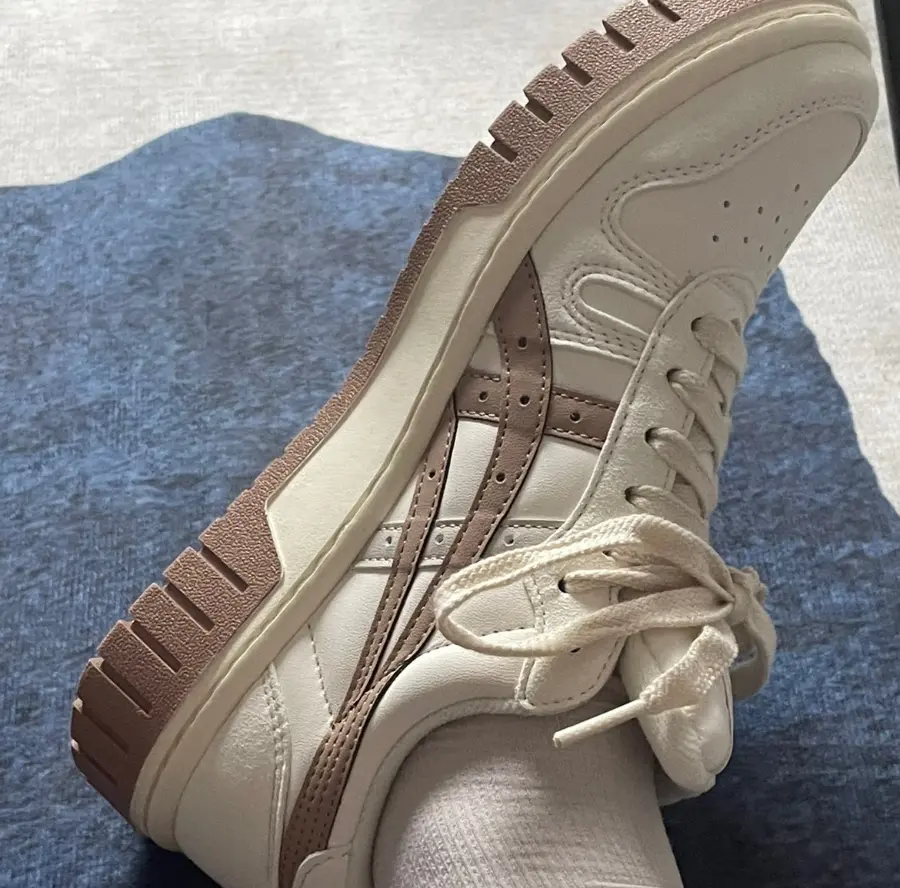 Giày Asics Court MZ Retro Casual 'White Brown' 1203A127-105 - Ảnh 5
