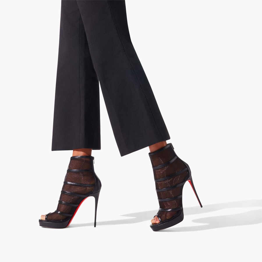 Giày Christian Louboutin Doux Voile 'Black' 1221180B439 - Ảnh 5