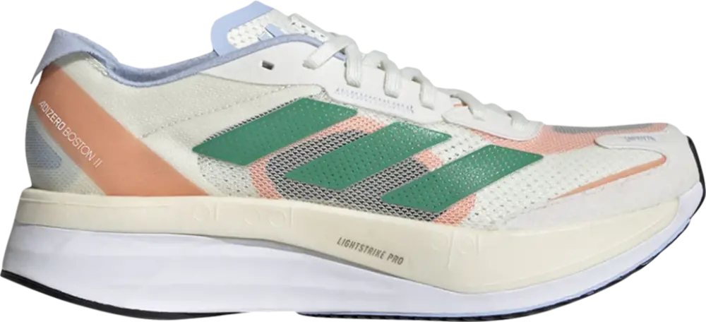 Giày Adidas Adizero Boston 11 'White Tint Court Green' HQ3697