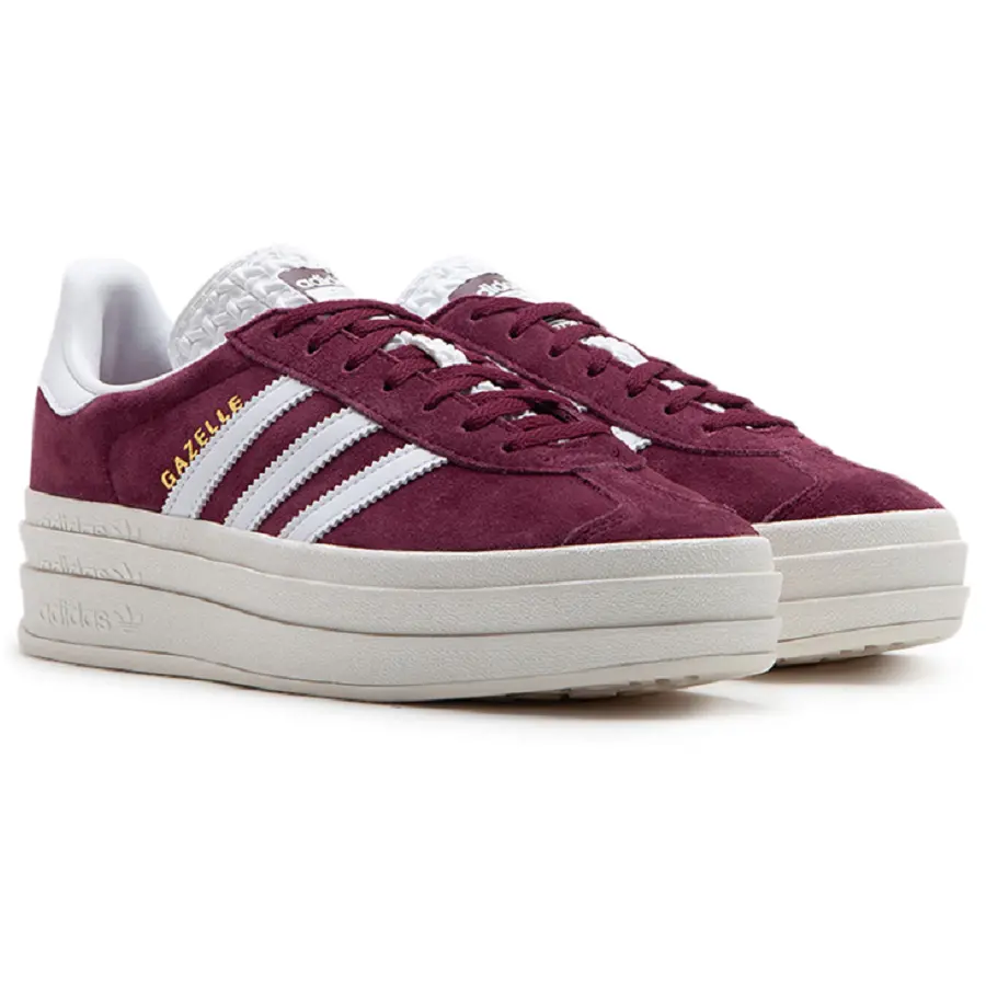 Giày Adidas Gazelle Bold 'Shadow Red' HQ6892 - Ảnh 3