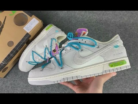 Giày Nike Off-White x Dunk Low 'Lot 36 of 50' DJ0950-107 - Ảnh 5