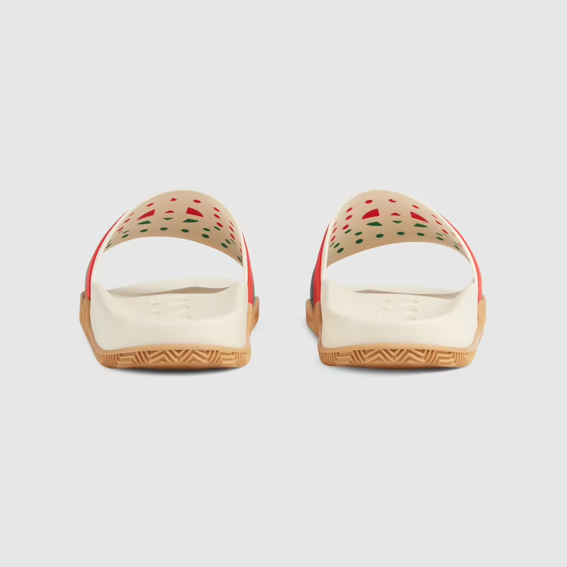 Dép Gucci Interlocking G Slide Sandal 'Orange And Green' 655265-JFA00-9136 - Ảnh 6