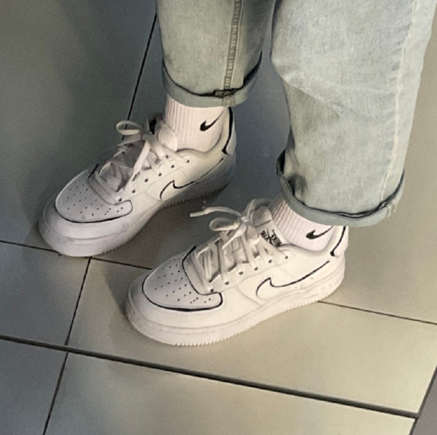 Giày Nike Air Force 1/1 GS Cosmic Clay 'White' CT3840-100 - Ảnh 5