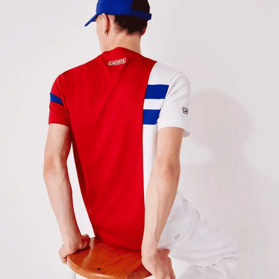 Áo Lacoste Mens Sport Colorblock TH2070-00-GSL-GH2066-00-GT3 - Ảnh 4