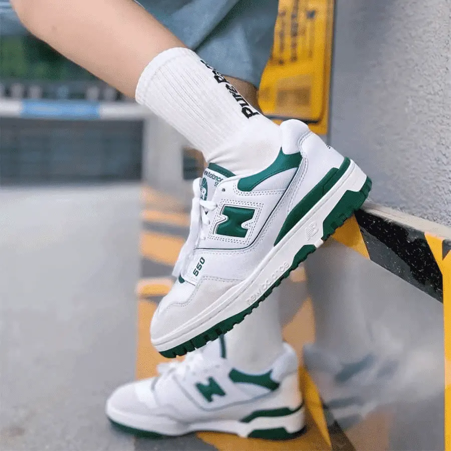 Giày New Balance 550 'White Green' BB550WT1 - Ảnh 8