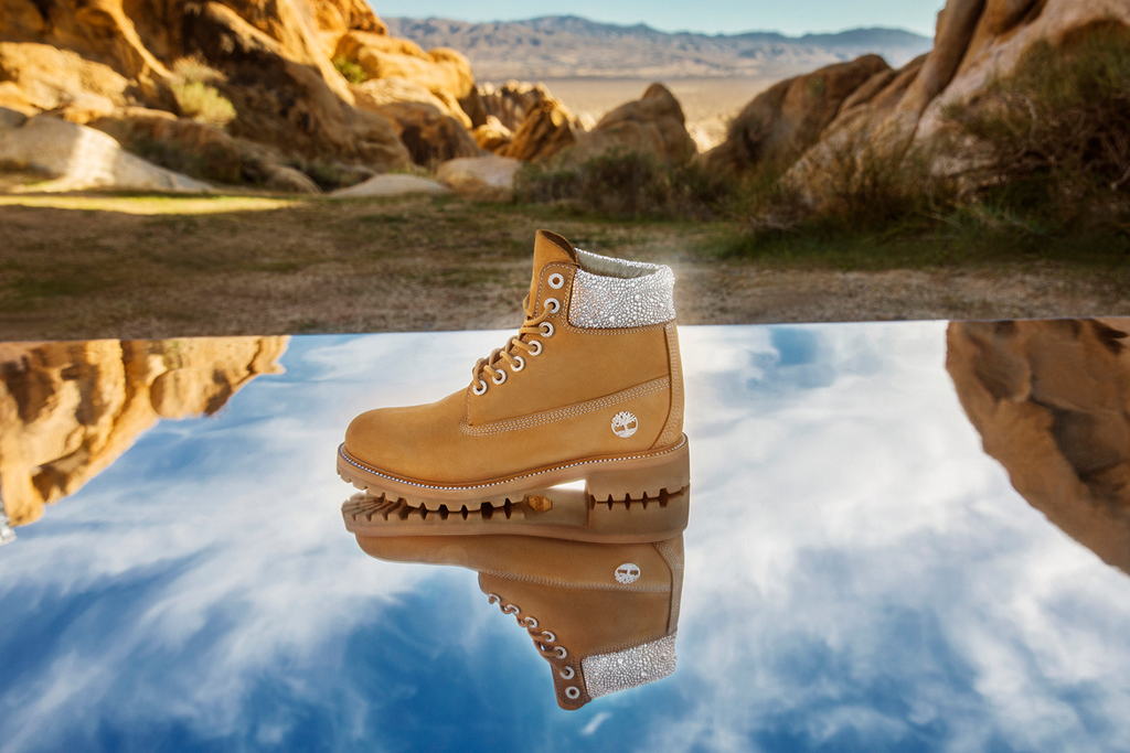 Giày Timberland x Jimmy Choo 6 Inch Premium Boot 'Crystal Collar' TB0A427G-231 - Ảnh 5