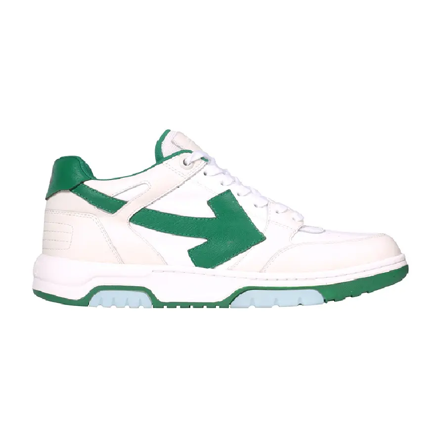 Giày Off White Arrow Out of Office Sneakers Green OMIA189F 20LEA001 0155