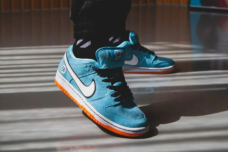 Alternative view of Giày Nike Dunk Low Pro SB 'Gulf' BQ6817-401