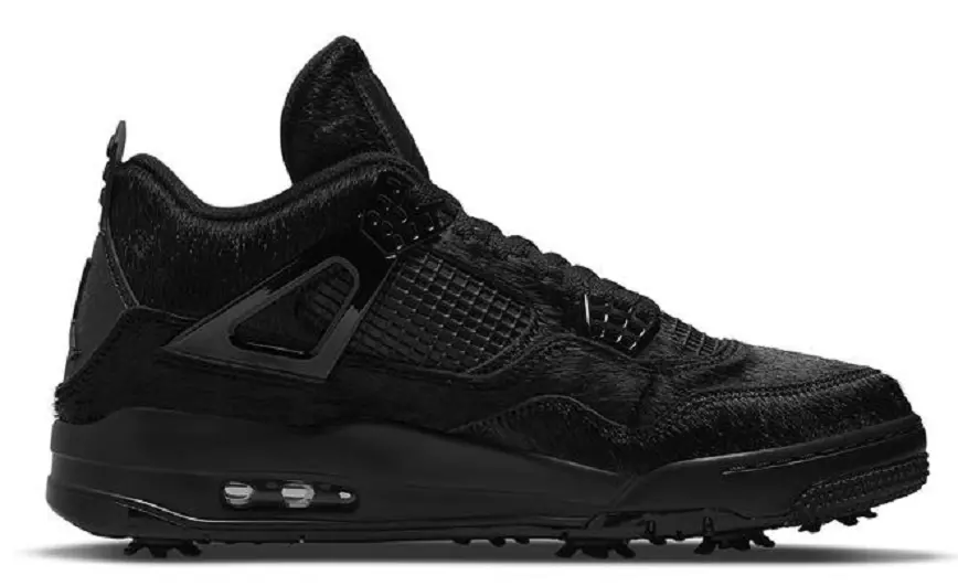 Giày Golf Nike Air Jordan 4 Golf 'Black Cat' CU9981-001
