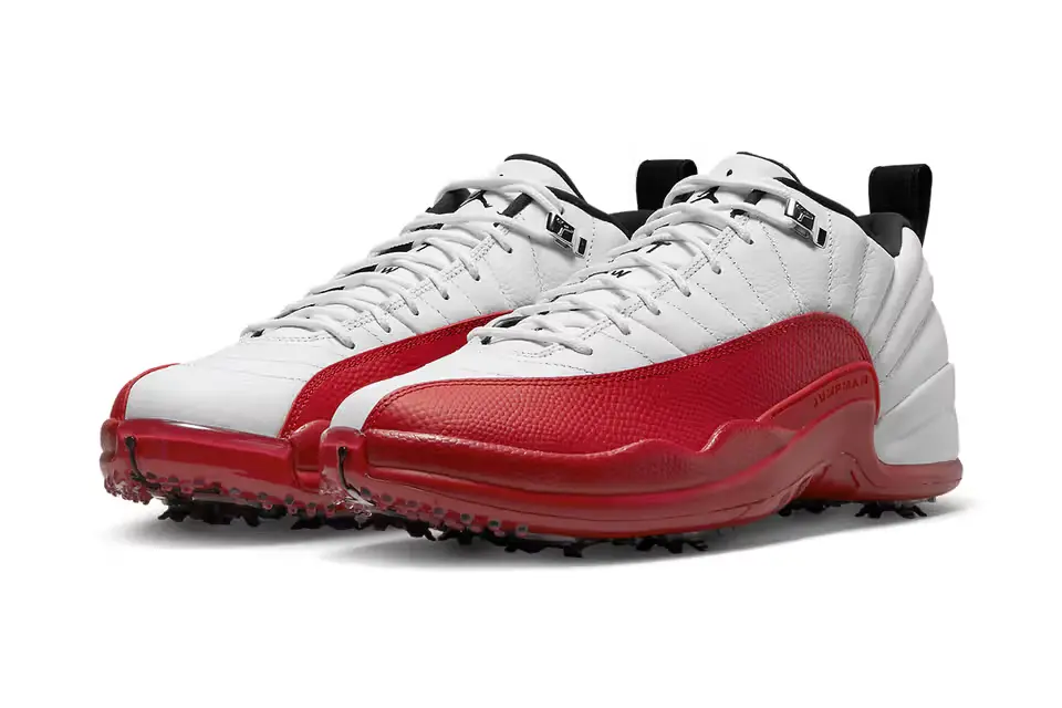 Giày Nike Air Jordan 12 Low Golf 'Cherry' DH4120-161 - Ảnh 5
