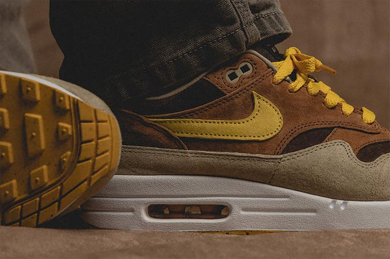 Giày Nike Air Max 1 PRM Duck 'Pecan Yellow Ochre' DZ0482-200 - Ảnh 4